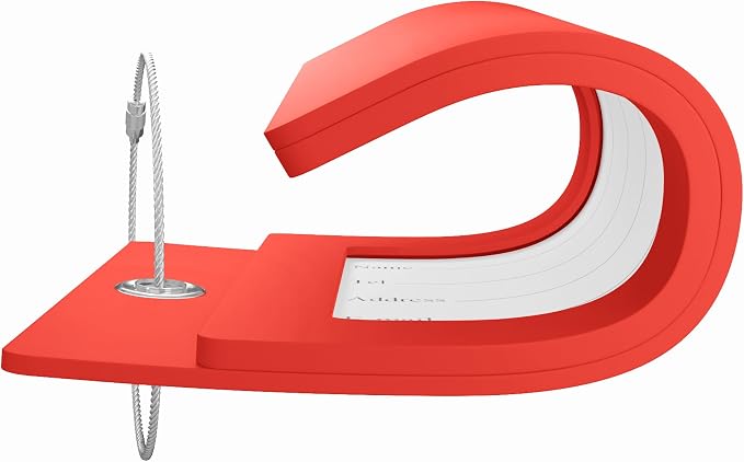 Gostwo 2 Pack Initial Luggage Tags for Suitcases Airplane Travel Essentials - Image 6