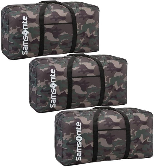 Samsonite Tote-A-Ton 32.5-Inch Duffel Bag (Camo/Green, 3-Pack)