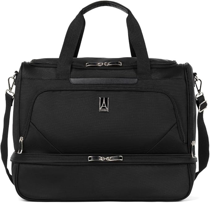 Travelpro Maxlite 5 Carry on Weekender with Drop-Bottom Compartment, Lightweight Overnight Travel Duffel Bag