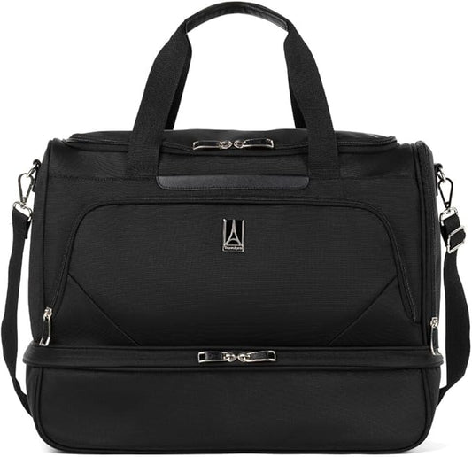 Travelpro Maxlite 5 Carry on Weekender with Drop-Bottom Compartment, Lightweight Overnight Travel Duffel Bag
