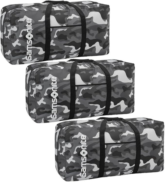 Samsonite Tote-A-Ton 32.5-Inch Duffel Bag (Camo/Black, 3-Pack)