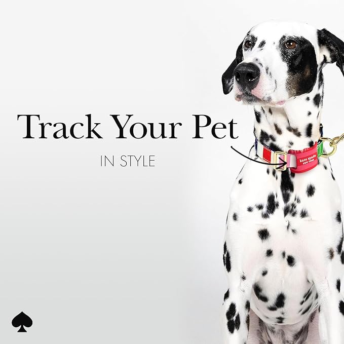 kate spade new york AirTag Dog Collar Holder - Seaside Stripe - Image 3