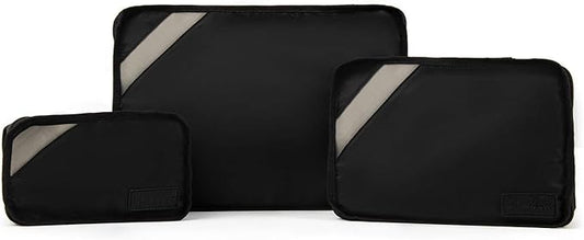 Travelpro Essentials-Packing Cubes, Black, 3-Pack (S/M/L)