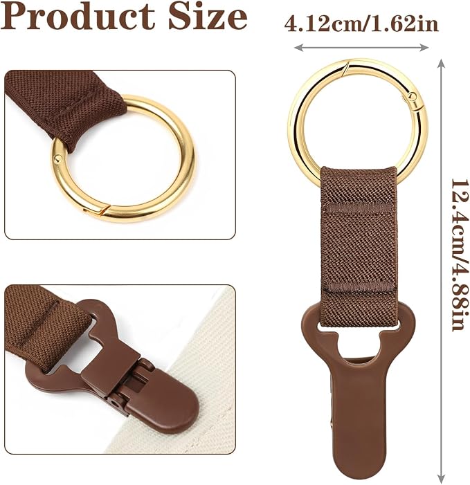 Niveaya Hat Clip for Travel on Bag, Strong Clip Secure Hold, 2 Pack - Image 6