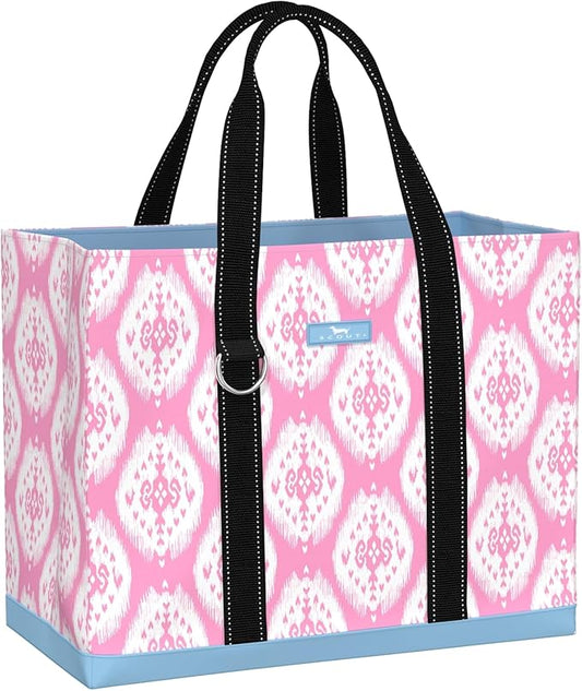 SCOUT Original Deano Tote - Durable Lightweight Open Top Beach, Pool & Lake Bag, Inside Zip Pocket, Folds Flat