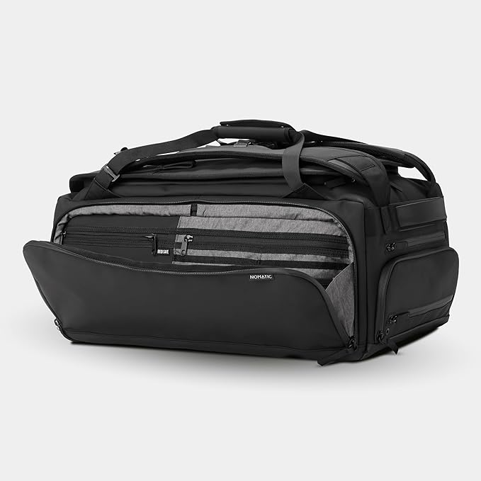 NOMATIC 40L Travel Bag- Convertible Duffel/Backpack, Carry-on Size, Everyday Use Laptop Bag, TSA Compliant