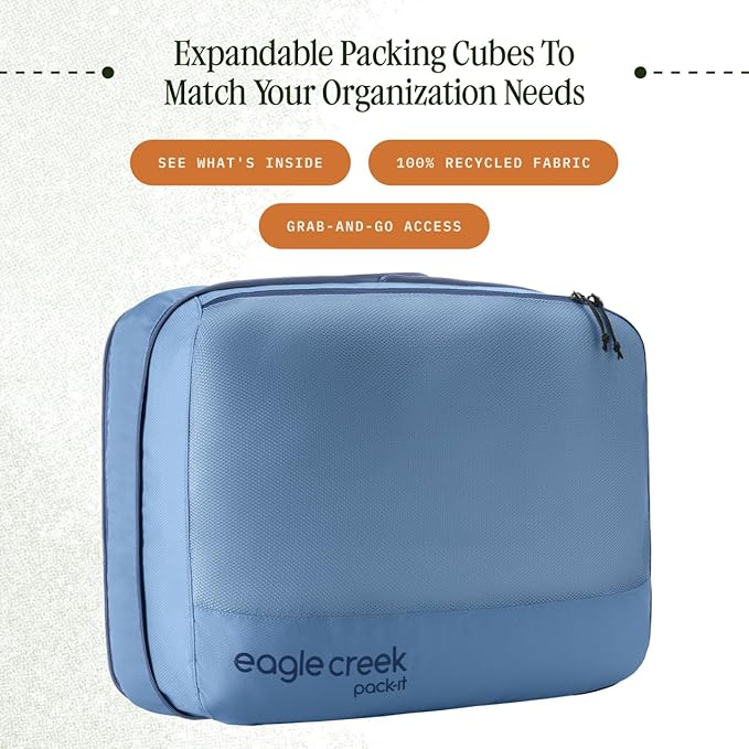 eagle creek Pack-It Reveal Expansion Cube L, Blue Dawn