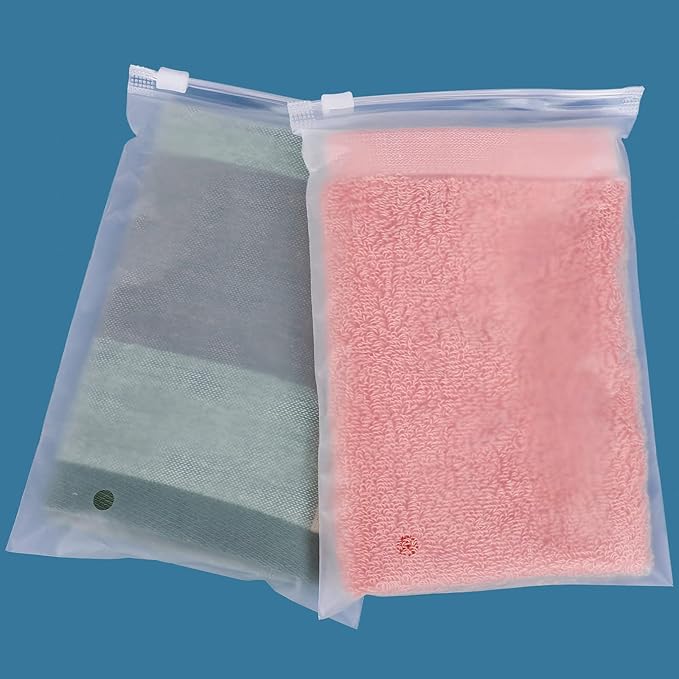 Plastic Bags for Small Business, 100pcs 8x12 inch Heavy Duty Bikini Organizer Bags Swimsuit Bags T Shirt Bags, Mailing Bags Clear Poly Bags for Shipping Bra Underwear Panties Leggings