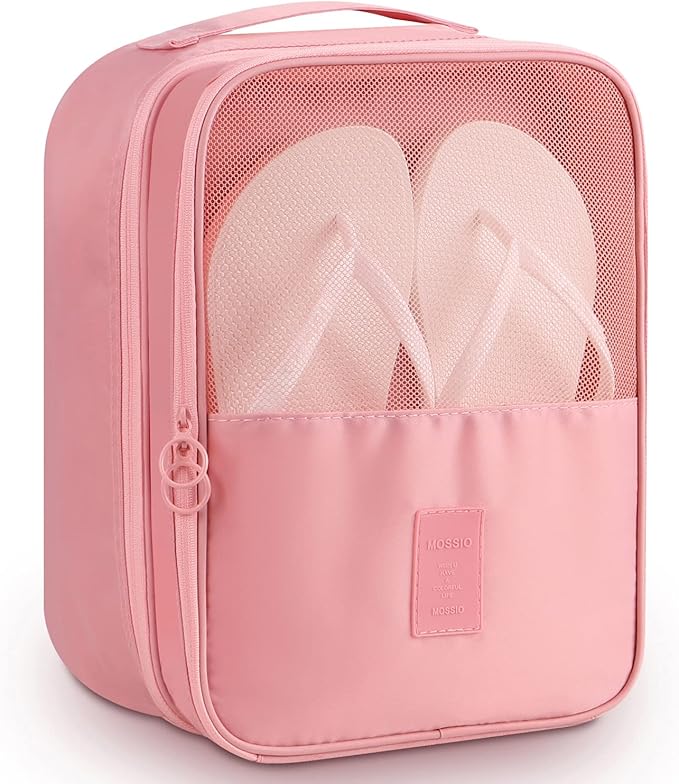 Mossio Shoe Bag Holds 3 Pair of Shoes for Travel and Daily Use Storage Pouch