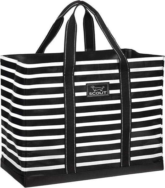 SCOUT Original Deano Tote - Durable Lightweight Open Top Beach, Pool & Lake Bag, Inside Zip Pocket, Folds Flat
