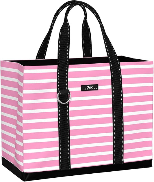 SCOUT Original Deano Tote - Durable Lightweight Open Top Beach, Pool & Lake Bag, Inside Zip Pocket, Folds Flat