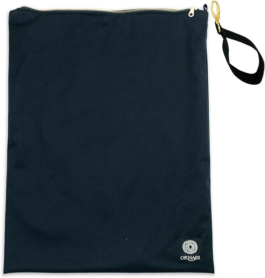 Ornadi X Large Waterproof Antimicrobial Travel Wet Dry Laundry Bag Inhibits Bacteria & Odor from Swimsuits & Towels, Sweaty Gym Shoes, Dirty Clothes Protects Luggage Made in USA 17 x 23.5”