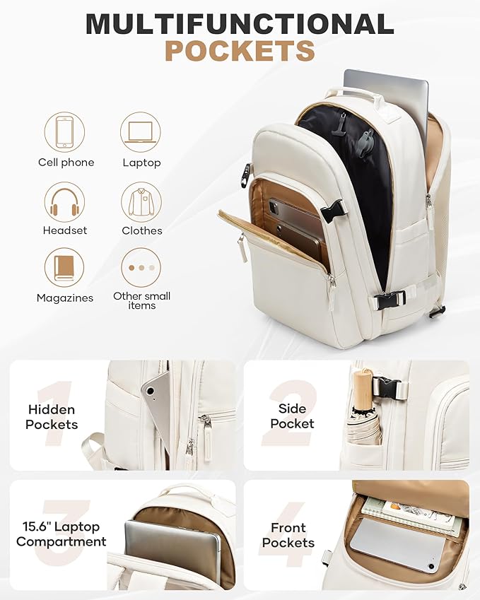 coofay Vacuum Backpack Travel with Pump Vacpack Backpack with Vacuum Seal Backpacks Traveling Backpacks Vacuum Compression Air Travel Bag Carry on Luggage