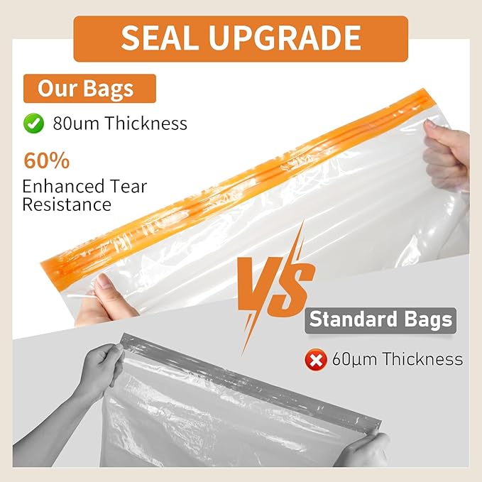 10 Pack Vacuum Storage Bags with Wireless Rechargeable Pump, Compression Packing Bags for Travel and Luggage, Space Saver Vacuum Seal Bags for Clothes & Suitcase and Carry-On Sizes