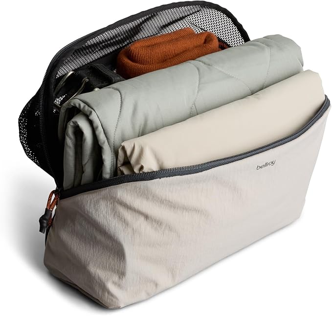 Bellroy Packing Cube 6L (Organizer Packing Pouch with Internal Zip Pocket and Durable, Lightweight Design) - Ash