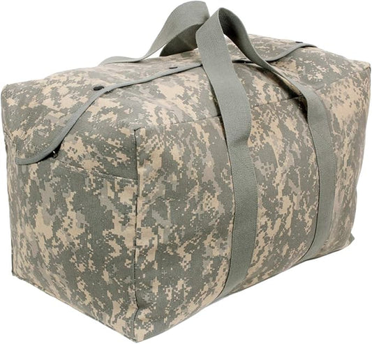 Rothco Canvas Parachute Cargo Bag – Extra Large Travel Duffle Bag with 75L Capacity