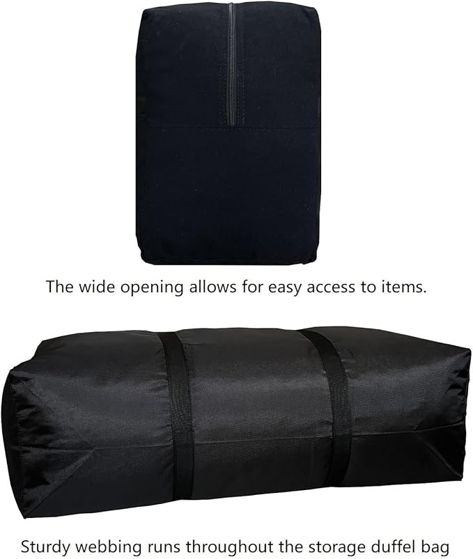 YiKitHom Extra Large Storage Duffle Bag for Travel, Blue Oversized Giant Big Traveling Duffle Bag