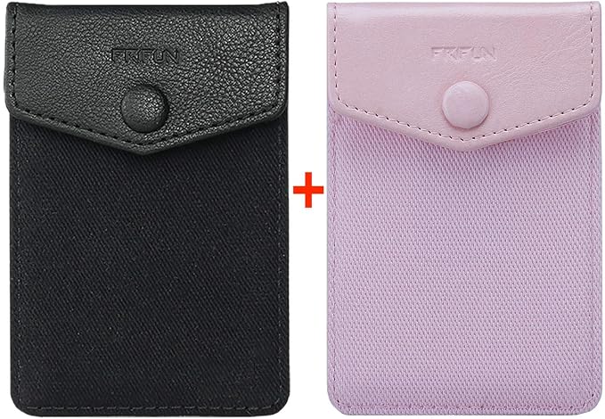 Ultra-Slim Self Adhesive Credit Card Leather Wallet by FRIFUN