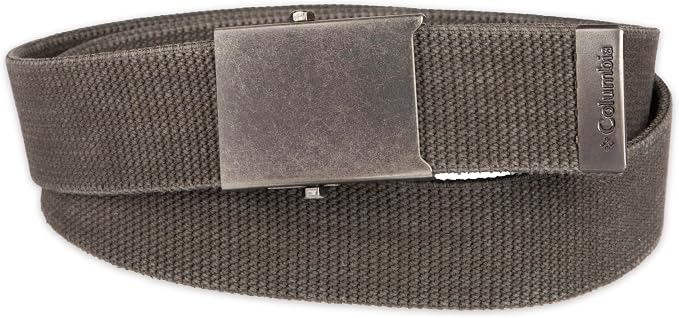 Columbia Men's Military Plaque Buckle Fabric Belt- One Size 42" Length - Everyday and Outdoor Wear - Image 2