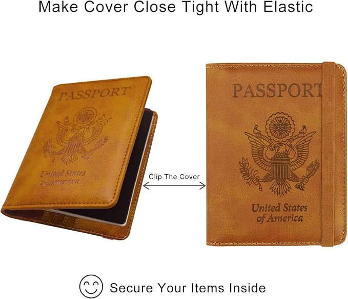 WALNEW Passport Holder for Travel, RFID Passport Wallet, Travel Essentials - Image 5