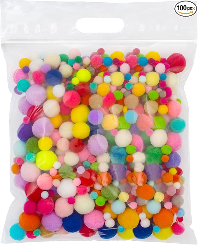 APQ Die Cut Zipper Bags, 13 x 15 Inches. Pack of 100 Clear Polyethylene Die Cut Handle Reclosable Zip Bags for Clothes, Tools. 3 Mil Thick Durable Reclosable Plastic Bags With Zipper Closure