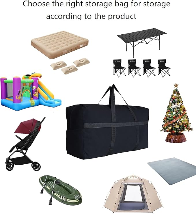 YiKitHom Extra Large Storage Duffle Bag for Travel, Blue Oversized Giant Big Traveling Duffle Bag