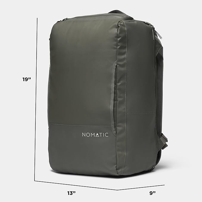 NOMATIC 40L Travel Bag- Convertible Duffel/Backpack, Carry-on Size, Everyday Use Laptop Bag, TSA Compliant