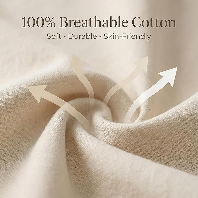 Urban Villa Laundry Bags 2-Pack 28”x36" Extra-Large Cotton Canvas Heavy Duty Washable Durable Travel Laundry Sacks with Drawstring Closure Reusable Hamper Liners for Dirty Clothes Delicates & Lingerie