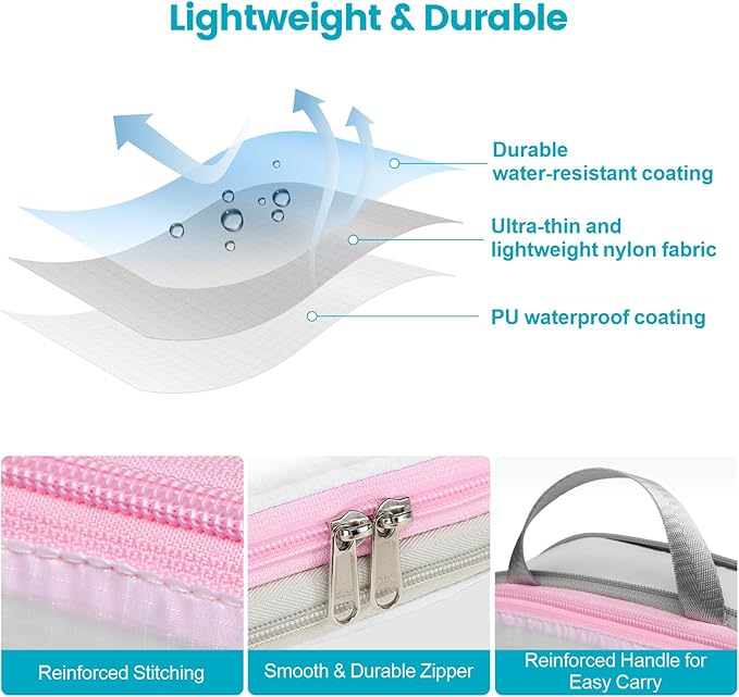 Cambond Compression Packing Cubes for Travel - Lightweight Expandable Travel Bags Luggage Organizers Travel Essentials Compression Cubes for Travel Space Saver for Carry on Suitcases Organizer