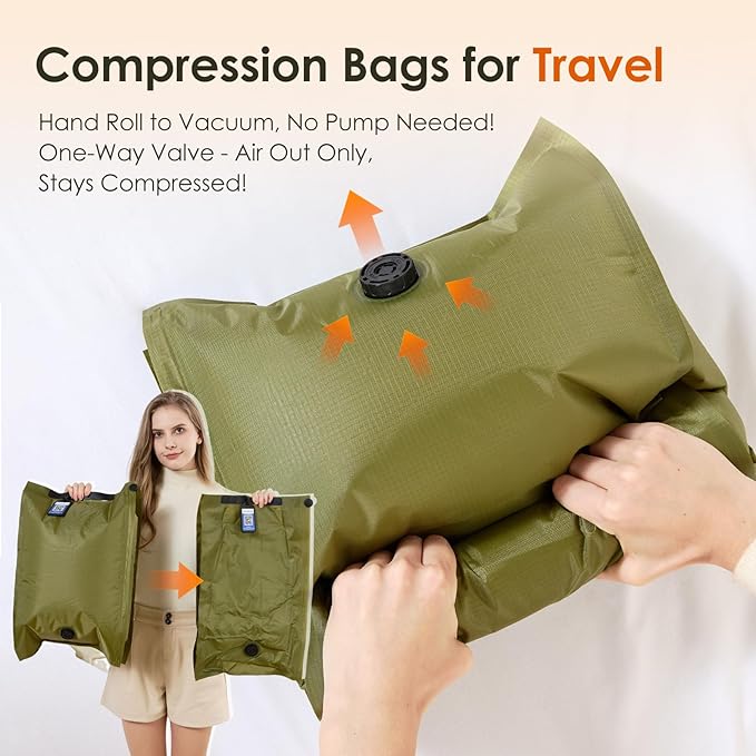 Heavy Duty Vacuum Storage Bags with Electric Pump & Hand Compression, 4 Pack Vacuum Seal Bags for Clothing, Bedding, Space Saver Bags Includes Smart QR Code for Inventory Tracking