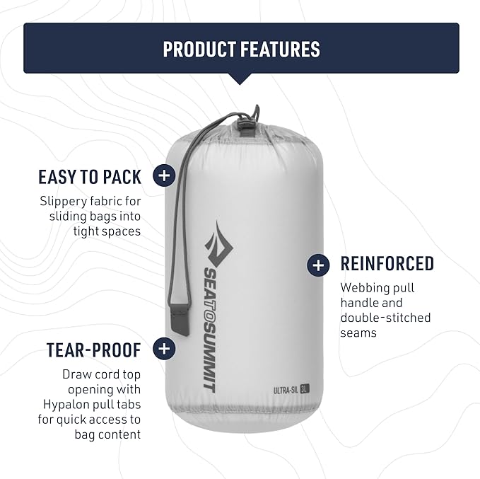 Sea to Summit Lightweight Dry Bag, Multi-Purpose Dry Storage