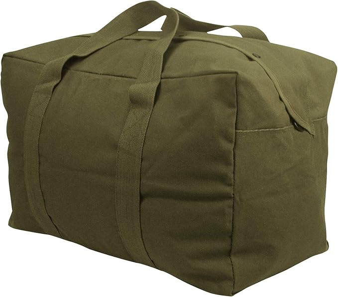 Rothco Canvas Parachute Cargo Bag – Extra Large Travel Duffle Bag with 75L Capacity