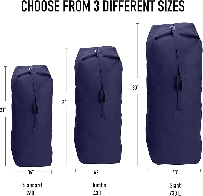 Rothco Top Load Canvas Duffle Bag