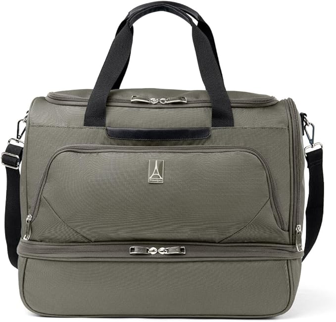 Travelpro Maxlite 5 Carry on Weekender with Drop-Bottom Compartment, Lightweight Overnight Travel Duffel Bag