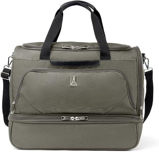 Travelpro Maxlite 5 Carry on Weekender with Drop-Bottom Compartment, Lightweight Overnight Travel Duffel Bag