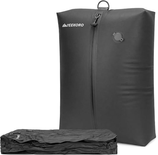 Vacuum Bag for Travel, Professional IPX8 Waterproof Reusable Vacuum Compression Bags for Travel Suitcases, Durable Space Saver Bag(1 Large,No Pump)