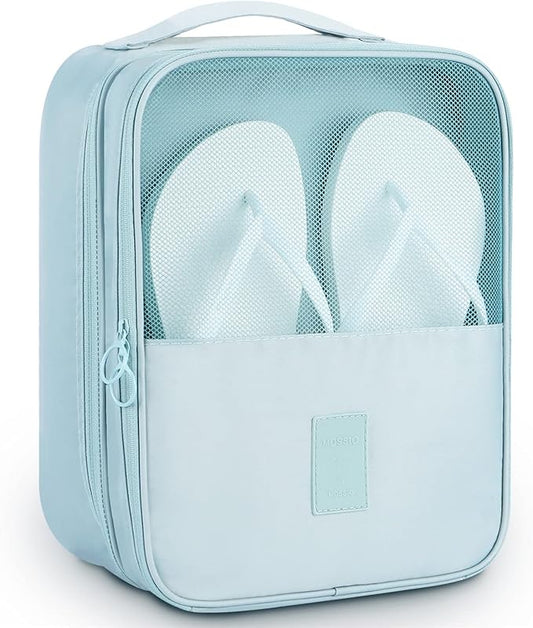 Mossio Shoe Bag Holds 3 Pair of Shoes for Travel and Daily Use Storage Pouch