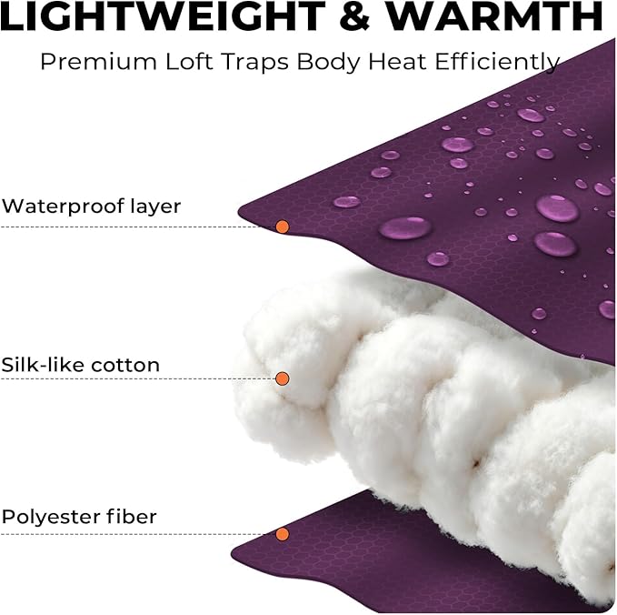 Sleeping Bag for Adults Warm Weather, Compact Lightweight Backpacking Sleeping Bag with Compression Sack, Camping Essentials Gear for Hiking Travel Climbing Outdoor & Indoor Use