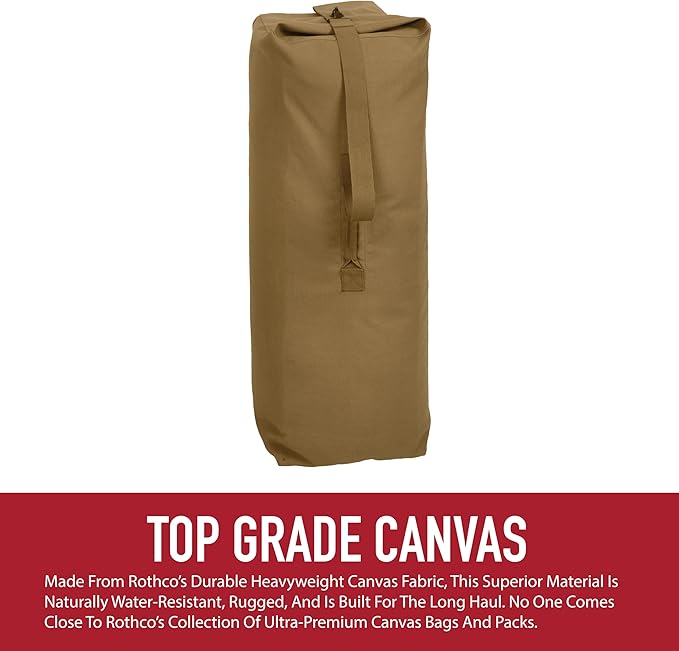 Rothco Top Load Canvas Duffle Bag