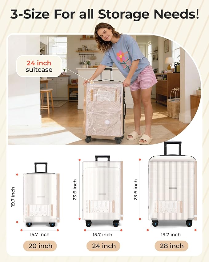 BAGSMART Vacuum Seal Storage Bags for Clothing Travel, 12 Pack Travel Essentials Bundle includes Laundry Bag & Waterproof Shoe Bag & TSA Approved Toiletry Bag, Hand Pump Included
