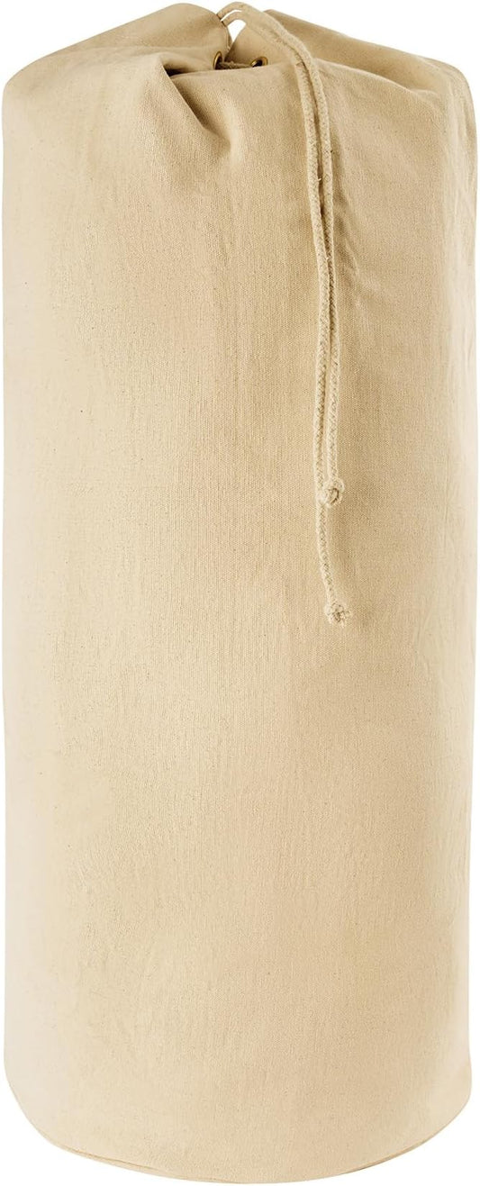 Rothco U.S.N. Heavyweight Canvas Sea Bag - Durable Drawstring Closure for Travel & Storage