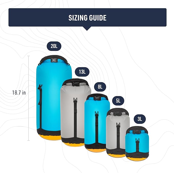 Sea to Summit Lightweight Dry Bag, Multi-Purpose Dry Storage