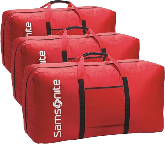 Samsonite Tote-A-Ton 32.5-Inch Duffel Bag, Red, 32.5-Inch (Pack of 3)
