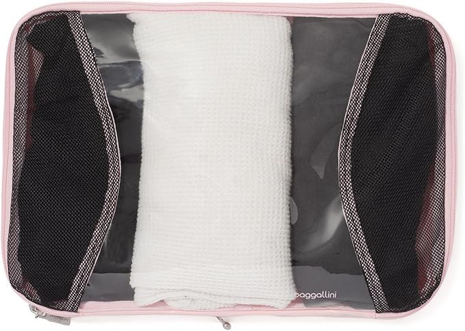 Baggallini Compression Cube 3-piece set - Lightweight Compression Packing Cubes for Travel