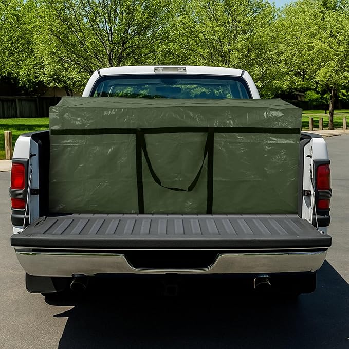 4 Pcs 176 Gallon Extra Large Moving Bags Heavy Duty Storage Bag with Strong Zipper Handle Foldable XXL Jumbo Storage Tote Packing Moving Box for College Dorm Travel Cloth Duffle (Green)