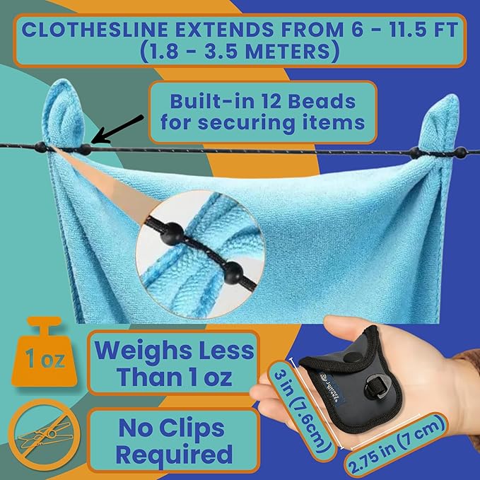 Travel Laundry Detergent Sheets Kit – Laundry Detergent Sheets 50-Count + Lightweight Travel Clothesline & Universal Sink Stopper with Canvas Bag and Frosted Zip Pouch for Hotels, Cruises & Trips