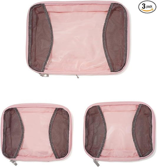 Baggallini Compression Cube 3-piece set - Lightweight Compression Packing Cubes for Travel