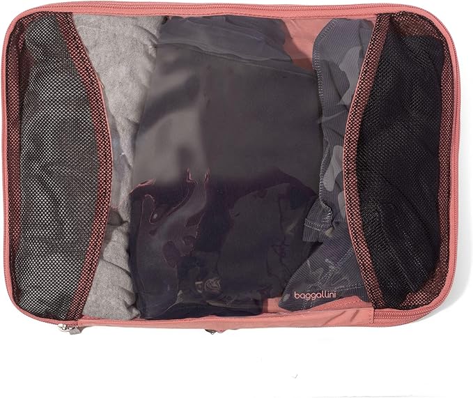 Baggallini Compression Cube 3-piece set - Lightweight Compression Packing Cubes for Travel