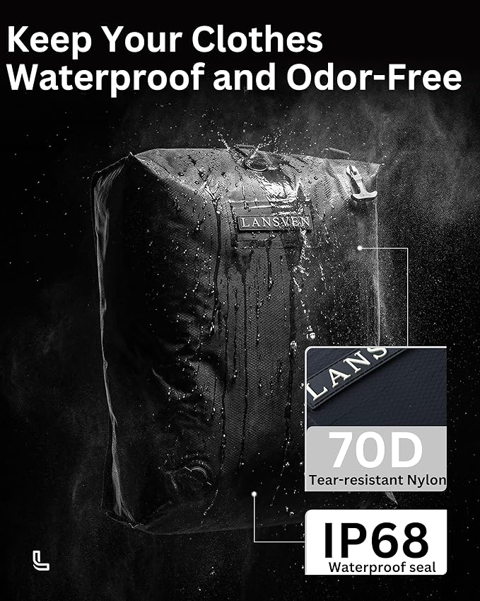 Cordless travel vacuum bag set - Reusable Nylon Compression Bags + Rechargeable Pump - Save 60% Space - travel pack vacuum kit - vacuum travel bags with pump - for Carry-On & Suitcase