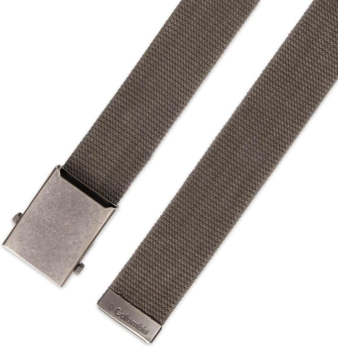 Columbia Men's Military Plaque Buckle Fabric Belt- One Size 42" Length - Everyday and Outdoor Wear - Image 5